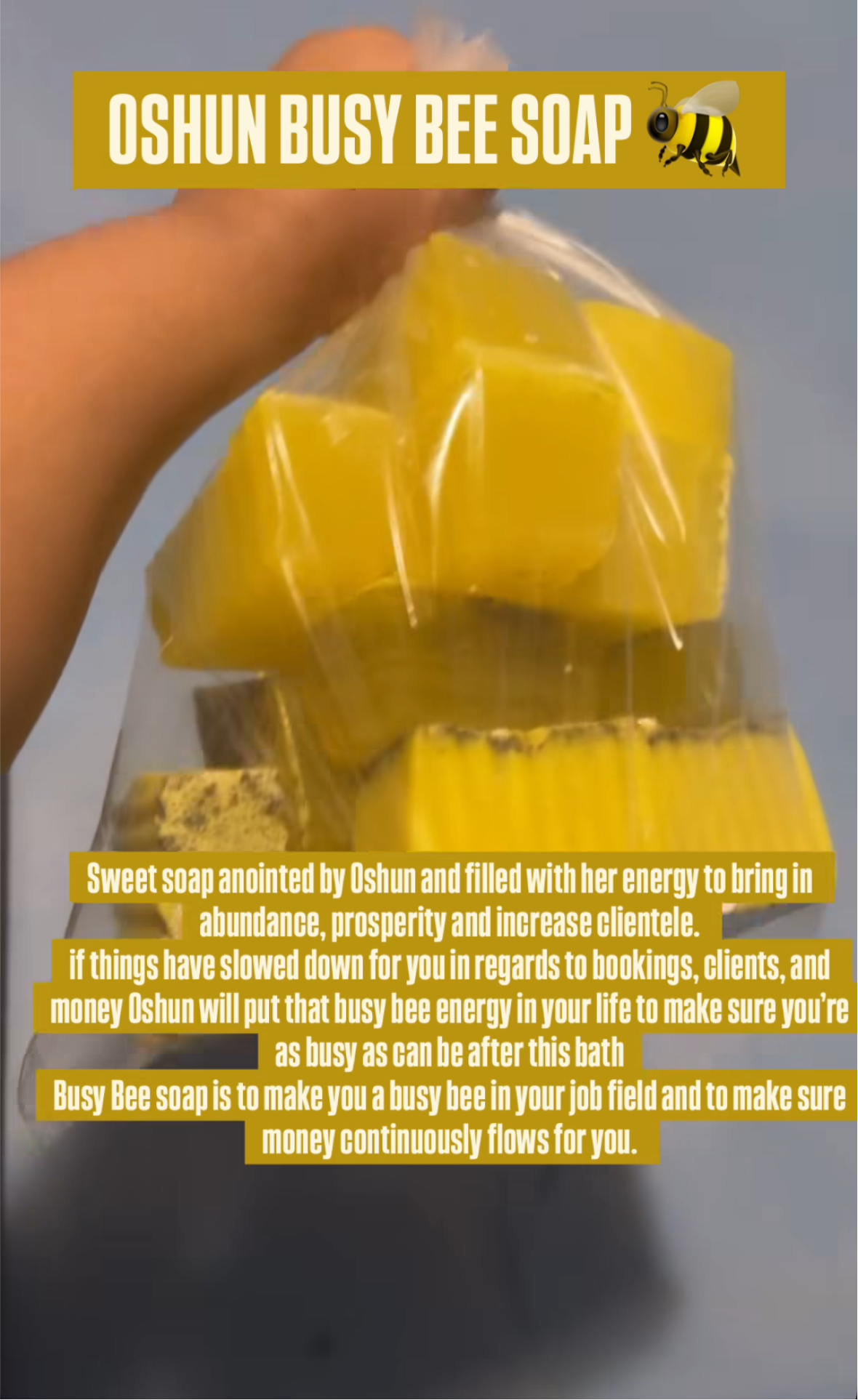 OSHUN BUSY BEE BAR SOAP 🐝