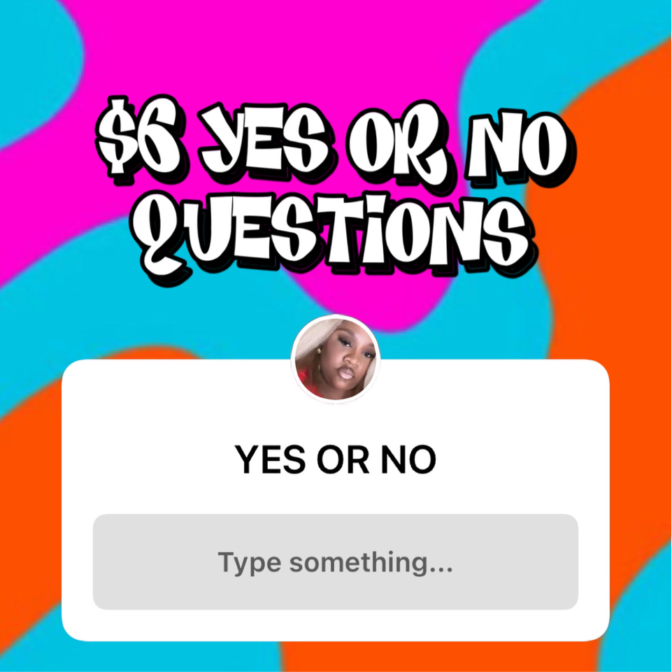 YES OR NO: INSTAGRAM STORY BOX